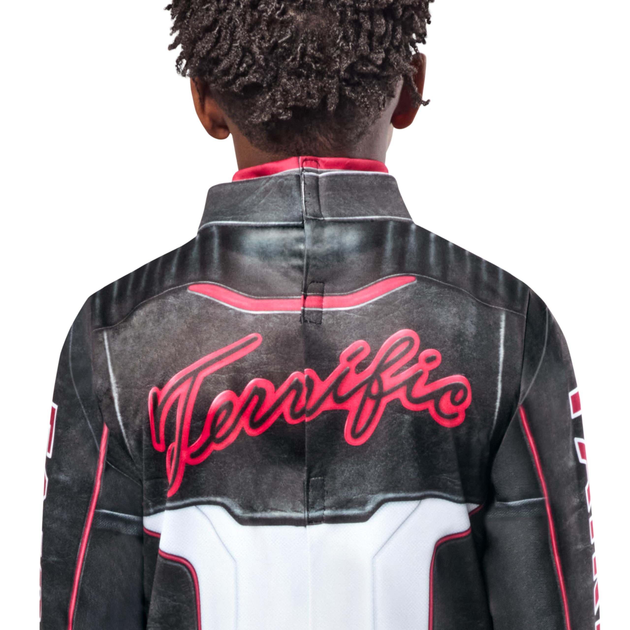 Rubies Mr. Terrific Deluxe Kids Boys Costume tuta con giacca sintetica attaccata e maschera