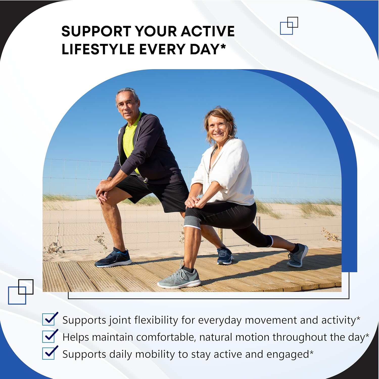 Glucosamine Chondroitin sulfate Methylsulfonylmethane Hyaluronic Acid Turmeric Ginger Vitamin C, D3, Black Pepper -150 Capsules - Image 2