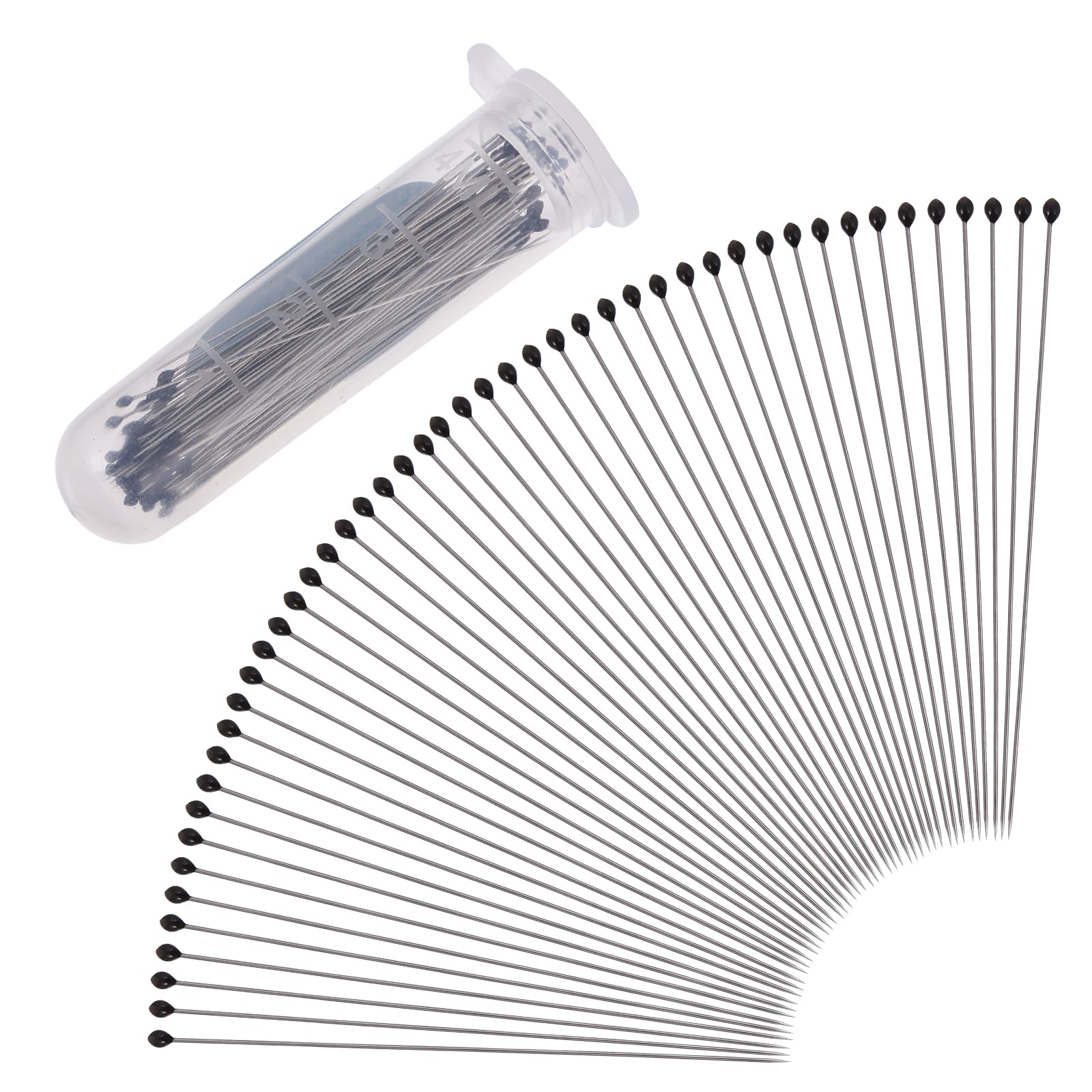 VILLCASE 300pcs Insect Pins Stainless Steel Specimen Pins Entomology Pins for Dissection Butterfly Collections Silver Size XS