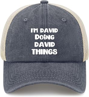 I'm David Doing David Things Trucker Hat Outdoor Cap for Grandma