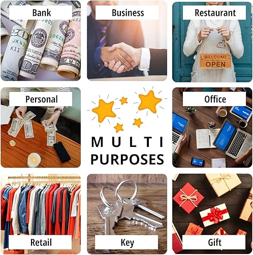 Miniatura 8 de GIDABRAND Organizador de dinero para dinero en efectivo, 7 ranuras con tarjeta en blanco, organizador de billetera para presupuestos, viajes,