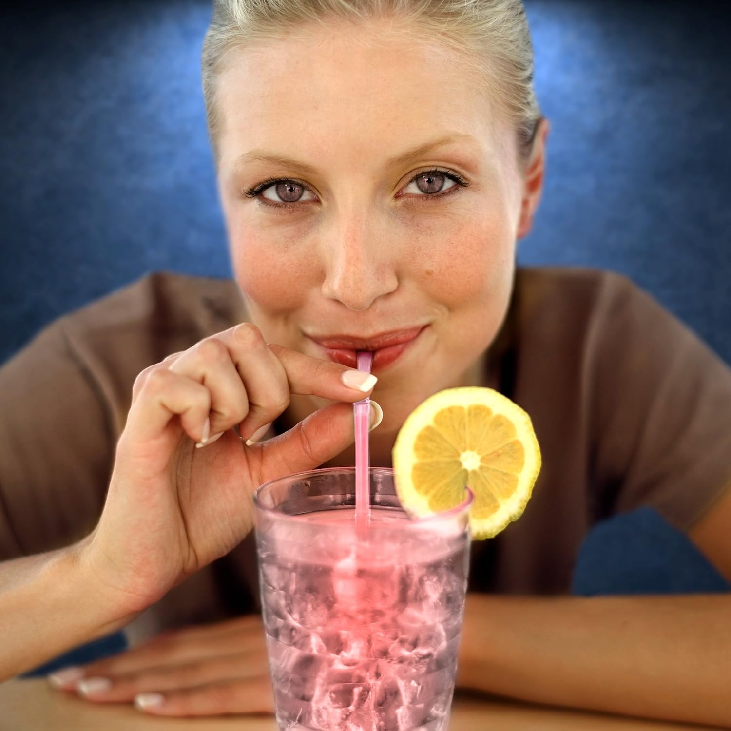 Pack of 25 Red Glow Straws for Light Drinks