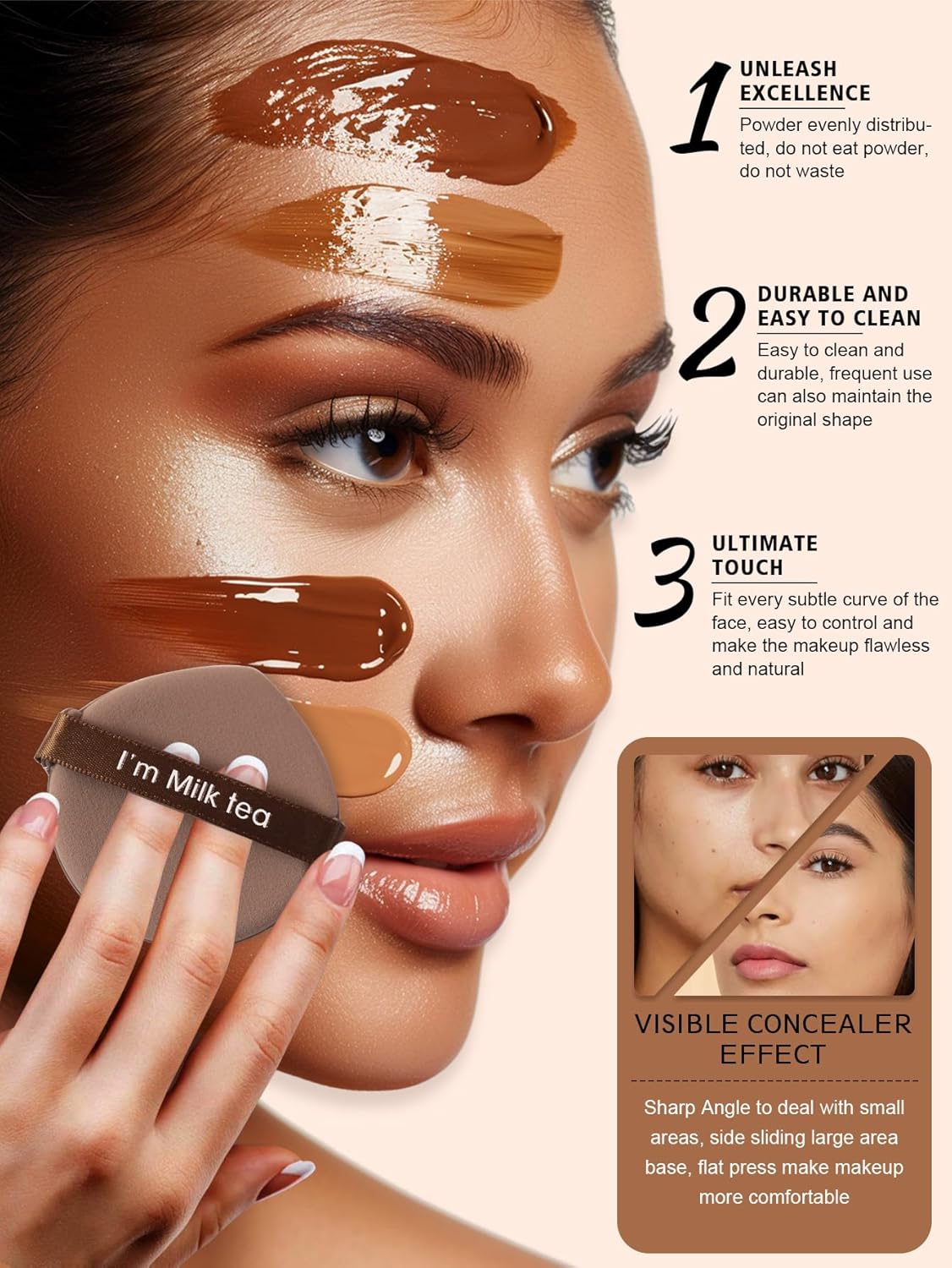 Kit de ferramentas de maquiagem com 22 peças, 1 faixa de cabeça de arco de spa e 2 peças, conjunto de pulseiras, esponja de maquiagem em pó em promoção! Veja a oferta e mais achadinhos de Acessórios 7 Hoje é o melhor dia para comprar Kit de ferramentas de maquiagem com 22 peças, 1 faixa de cabeça de arco de spa e 2 peças, conjunto de pulseiras, esponja de maquiagem em pó com aquele preço maroto! Promoção! Aproveite a oferta! 7