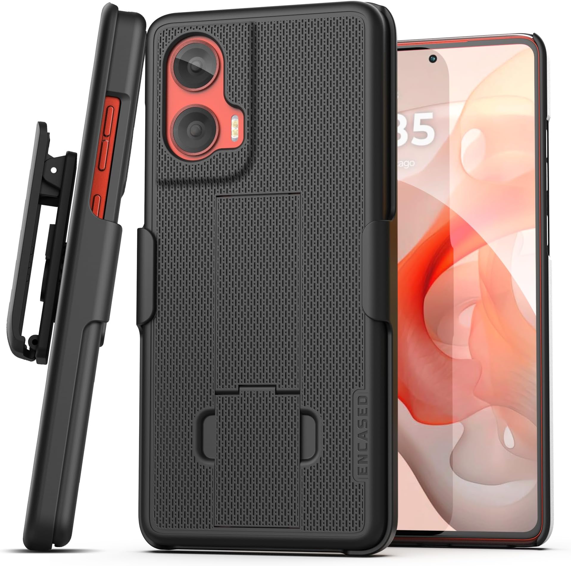 Leder-Handyholster Für Moto G Stylus 5G 2025 – Mit Kartenhalter, Standfunktion & RFID-Schutz, Rutschfest, Farbe Blau