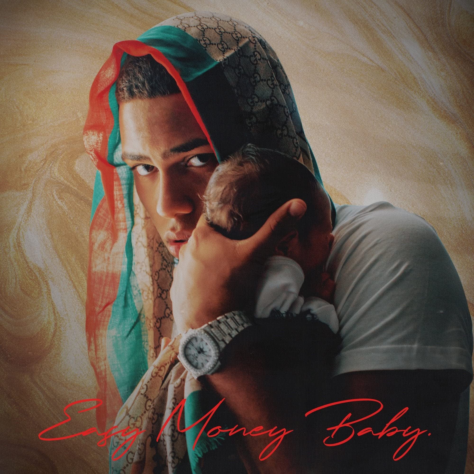 Myke Towers (Easy Money Baby) Album Cover Poster - 12x12 Inches **CANVAS EDITION**