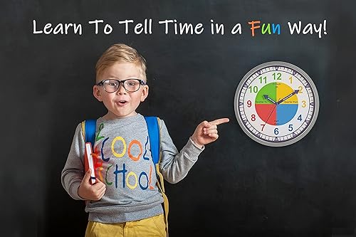 Miniatura 2 de Bernhard Products Reloj de pared analógico silencioso sin tictac cuarzo de 125 pulgadas para el hogar cocina oficina dormitorio habitación de los