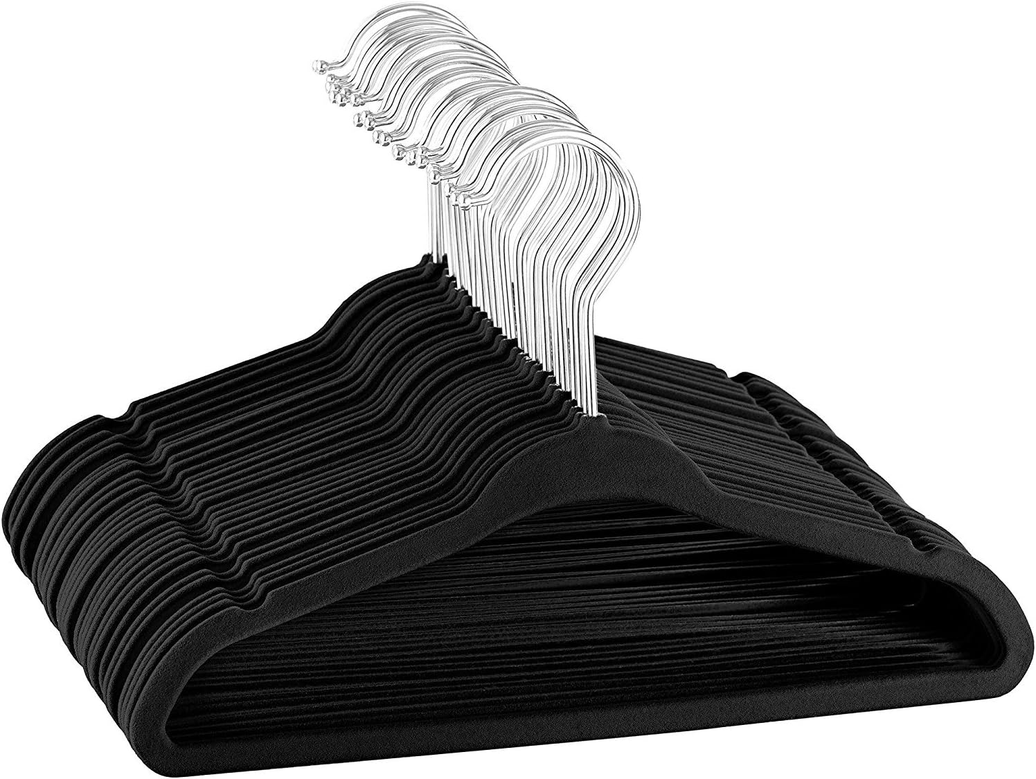 ZOBER Premium Kids Velvet Hangers (11” Inch 30 Pack) Non