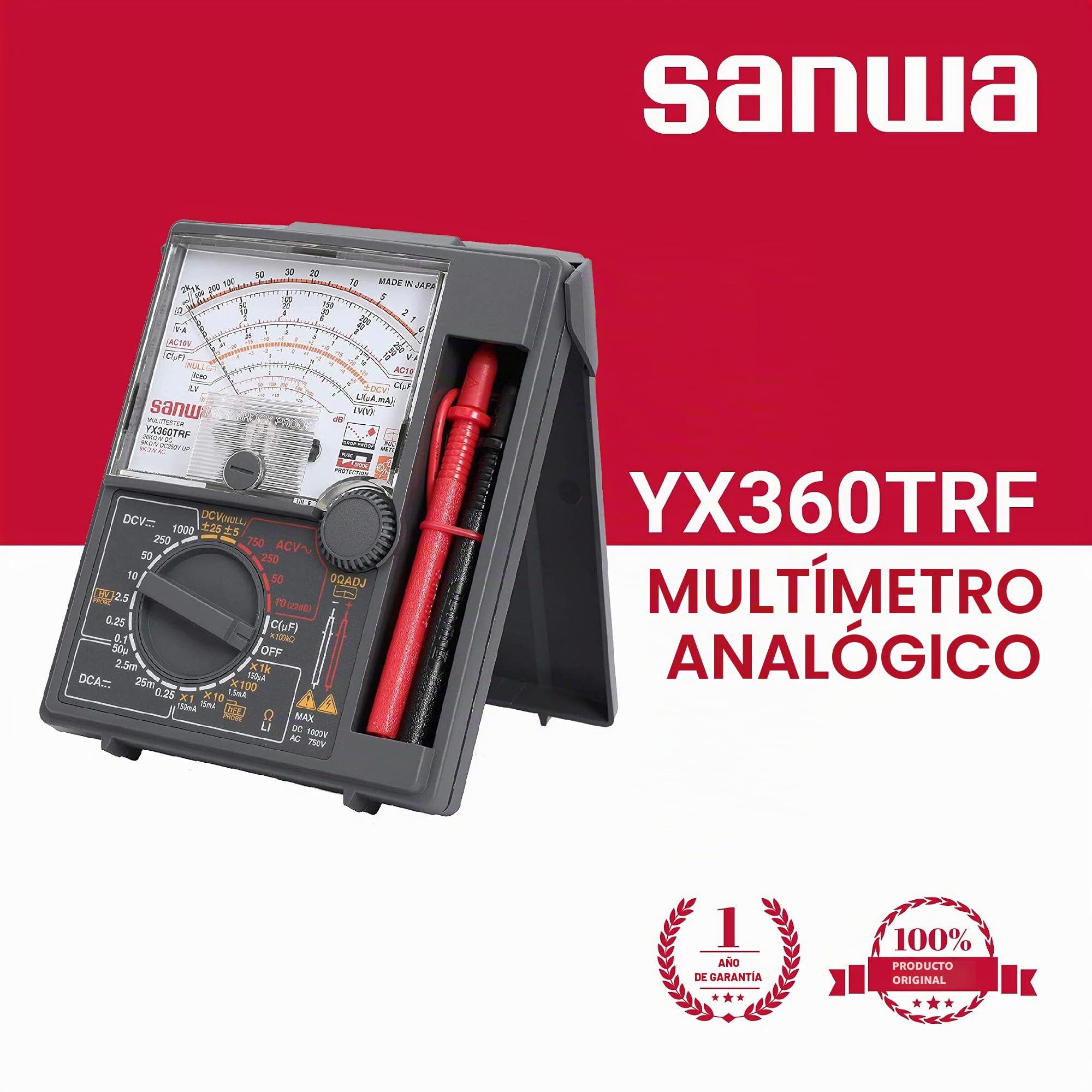 Sanwa YX360TRF Multímetro Analógico