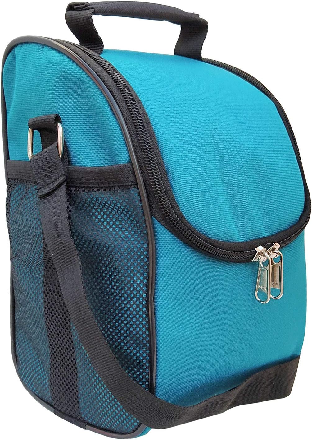 Waterproof Polyester Office Lunch/Tiffin Bag For Men/Women (Sea Green, Z4412, Without Containers), 1 liter