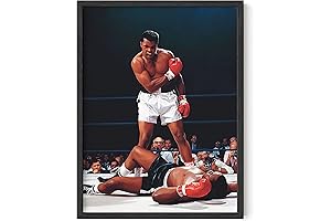 Unleash Your Inner Champion: Muhammad Ali Wall Art for a Captivating Mancave