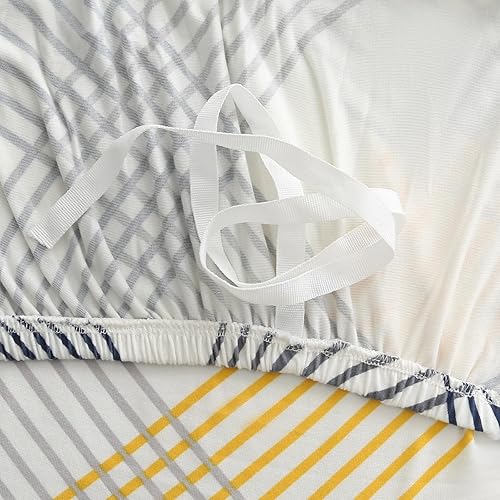 Vista 43 de MIFXIN Funda de sofá sin brazos, funda elástica plegable para sofá cama, sin reposabrazos, protector de muebles de elastano impreso lavable, sin