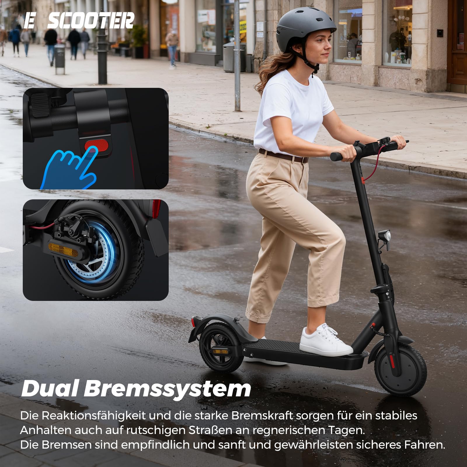 E-Scooter mit Straßenzulassung 25-30km Reichweite 13kg Einfaches Pendeln