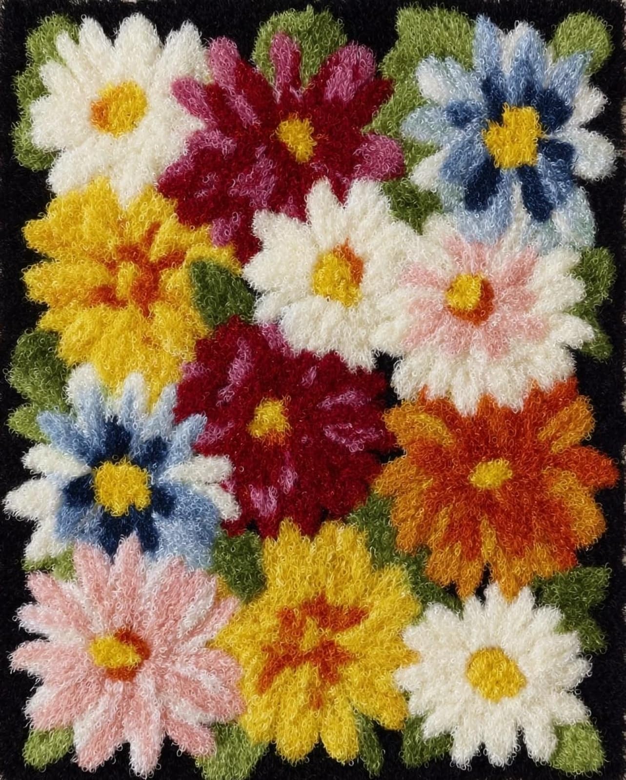 Wallphantom Rug Making Kit for Adults Beginners,Beautiful Flowers
