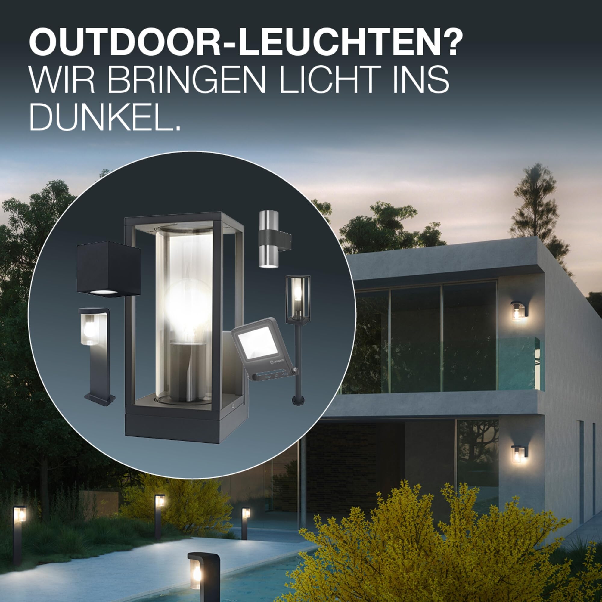 OSRAM Kinkiet ENDURA Classic, czarny, E27, IP43, obudowa aluminiowa, szklany dyfuzor, nadaje się do użytku na zewnątrz, bez żarówki