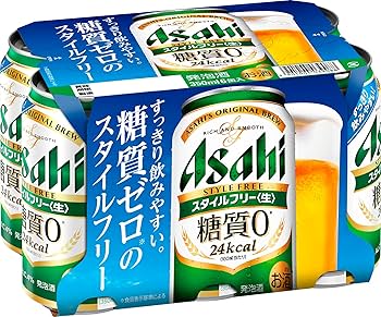 Amazon.co.jp: アサヒ スタイルフリー 缶 350ml×6缶 : 食品