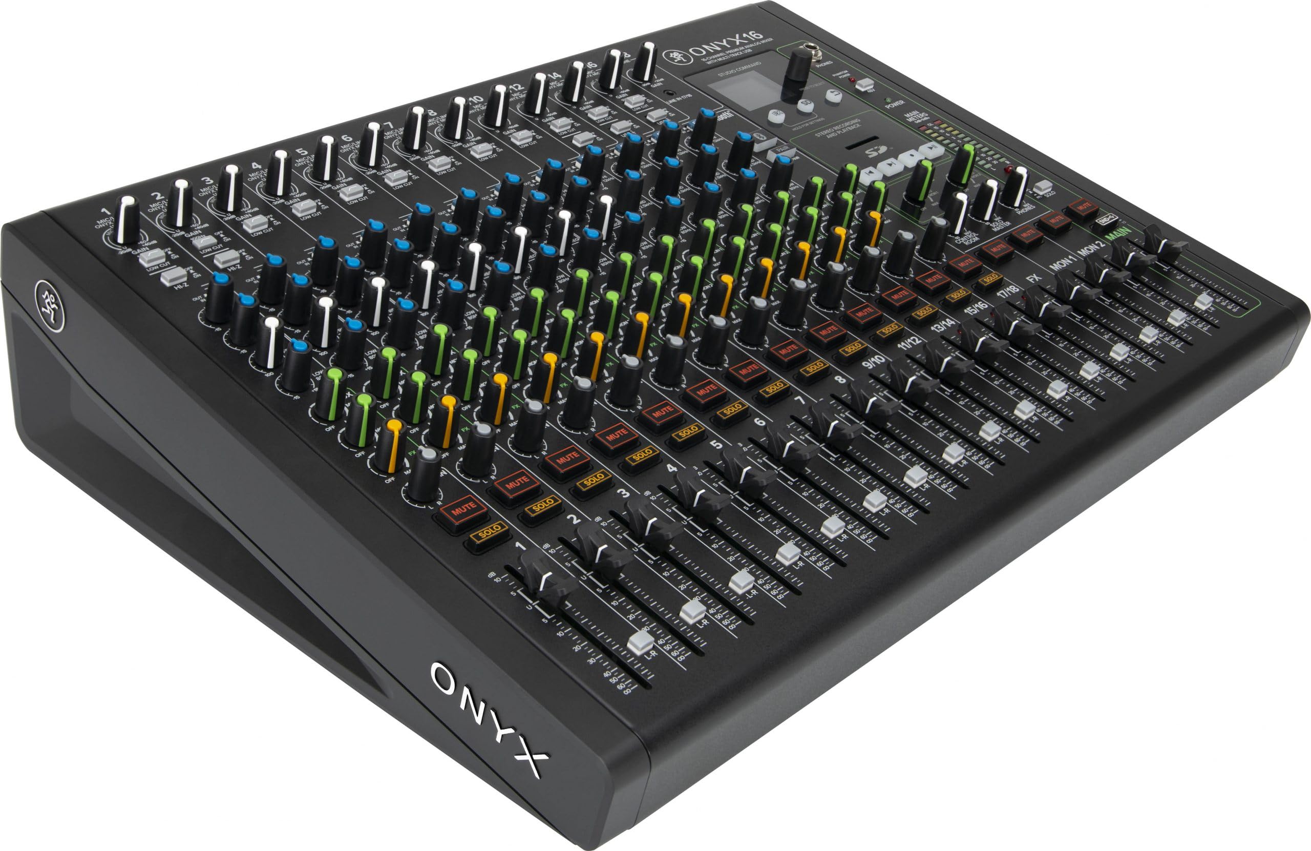Mackie 16-Channel Premium Analog Audio Mixer with Multi-Track USB (Onyx16)., Black-image-27