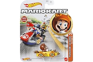 Hot Wheels Mario Kart Tanooki with Bumble V Mattel 2022, GBG25-HDB31