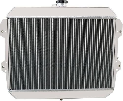 Miniatura 13 de Radiador para Nissan Datsun 280ZX 280 ZX 280 ZX 280C 430 Sedan 2.8L L6, radiador de aluminio de rendimiento completo de 3 filas