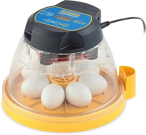 Brinsea Products Mini II Advance - Incubadora automática de 7 huevos talla única amarillo y negro USAB16C
