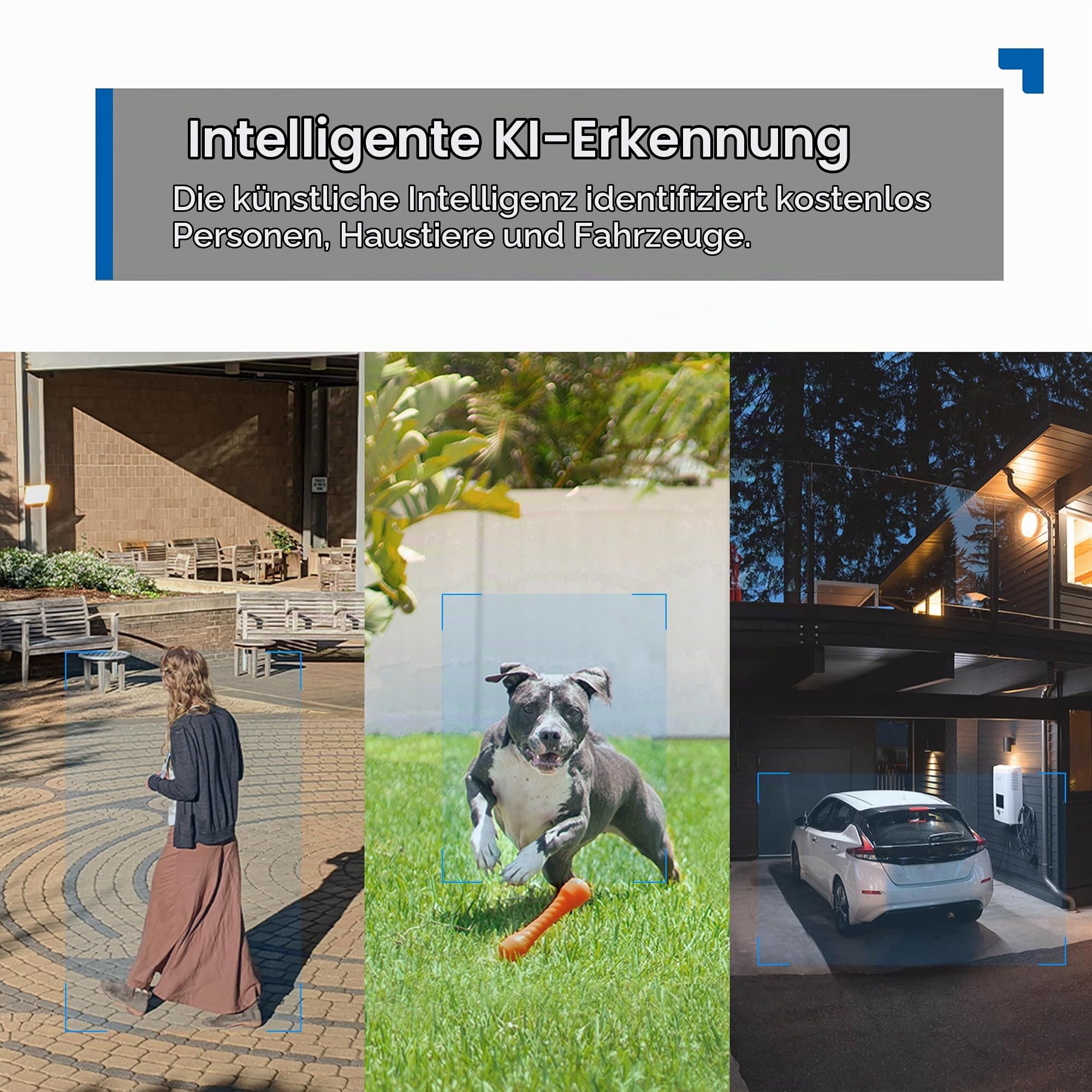 Tapo C52A 360° Überwachungskamera Außen, 2K 4MP, Starlight Farbe Nachtsicht, KI-Erkennung, Bewegungsverfolgung, WLAN oder Ethernet, microSD-Karte bis zu 512 GB (Packung mit 2)