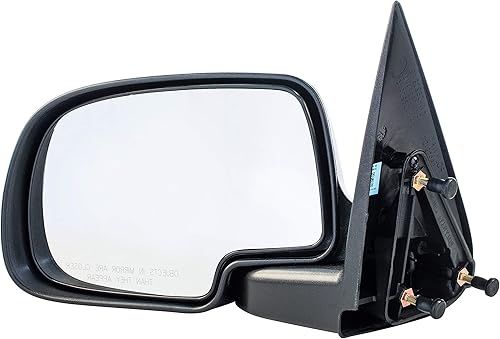 Dependable Direct - Espejo del lado del conductor sin calefacción funcionamiento manual compatible con vehículos Cadillac Escalade Chevy Silverado