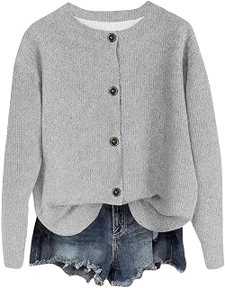 Fall Sweaters for Women Lightweight Button Down Long Sleeve Soft Y2k Trendy Casual 2025 Fall Fashion Outfits