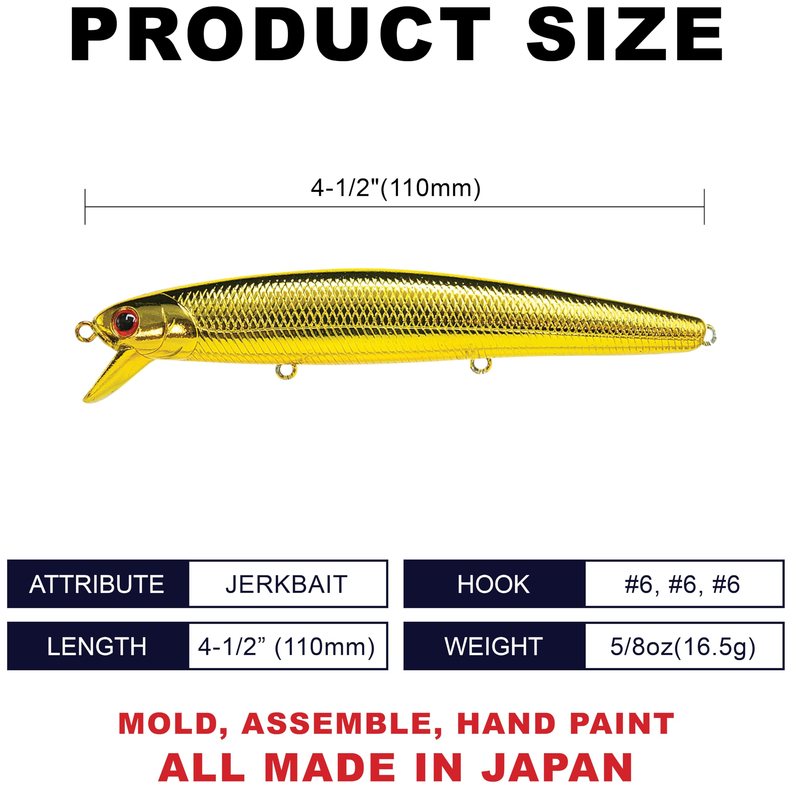 Amazon.com : LUCKY CRAFT FlashMinnow 110, Saltwater Fishing Lures