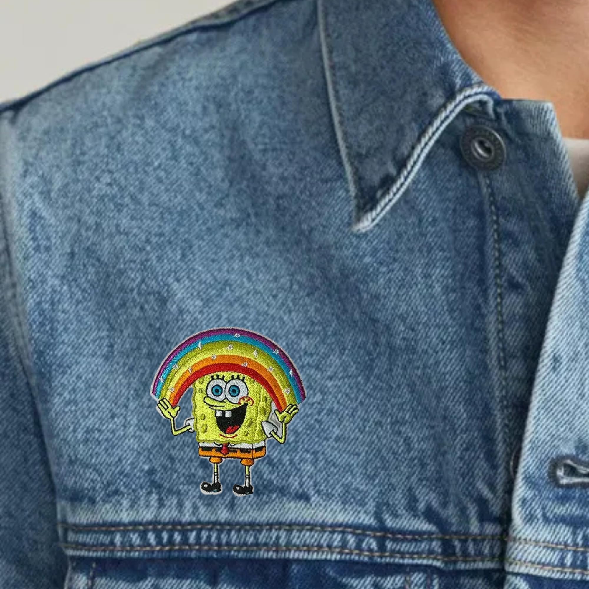 Zen Monkey Studios 'Rainbow Spongebob naprasowanka