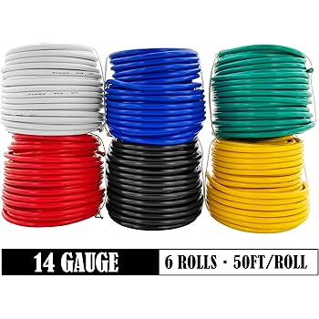 Amazon.com: 14 Gauge Flexible Copper Clad Aluminum Low Voltage Primary