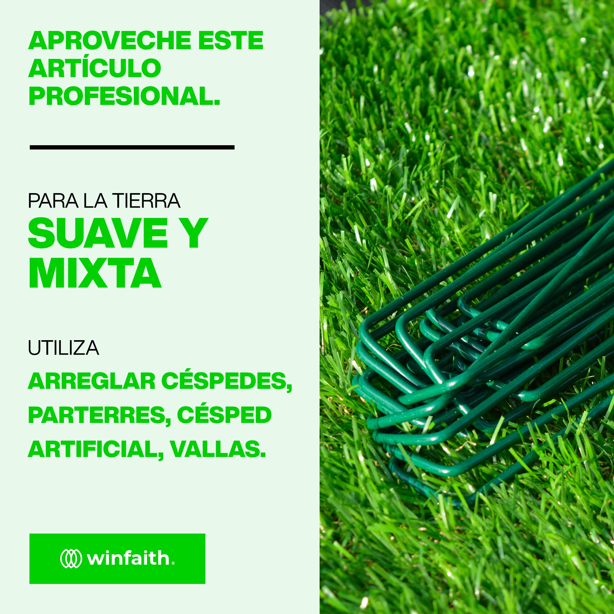 1000 Grapas Malla Antihierbas en Acero Galvanizado a Prueba de Oxido, Grapas Cesped Artificial para Jardín, Huerto, Invernadero, para Terrenos Blandos (Medidas mm H150 x L30 x D3)