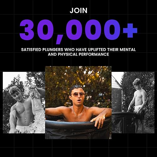 Miniatura 5 de Polar Pod - Bañera de hielo portátil aislada para recuperación y terapia de agua fría, paredes con triple aislamiento para temperatura fría