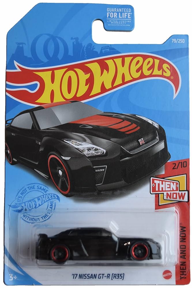 ホットウィール　17 NISSAN GT-R (R35) Amazon.com: Hot Wheels 17 Nissan GT R (R35) Gray 364/365 and
