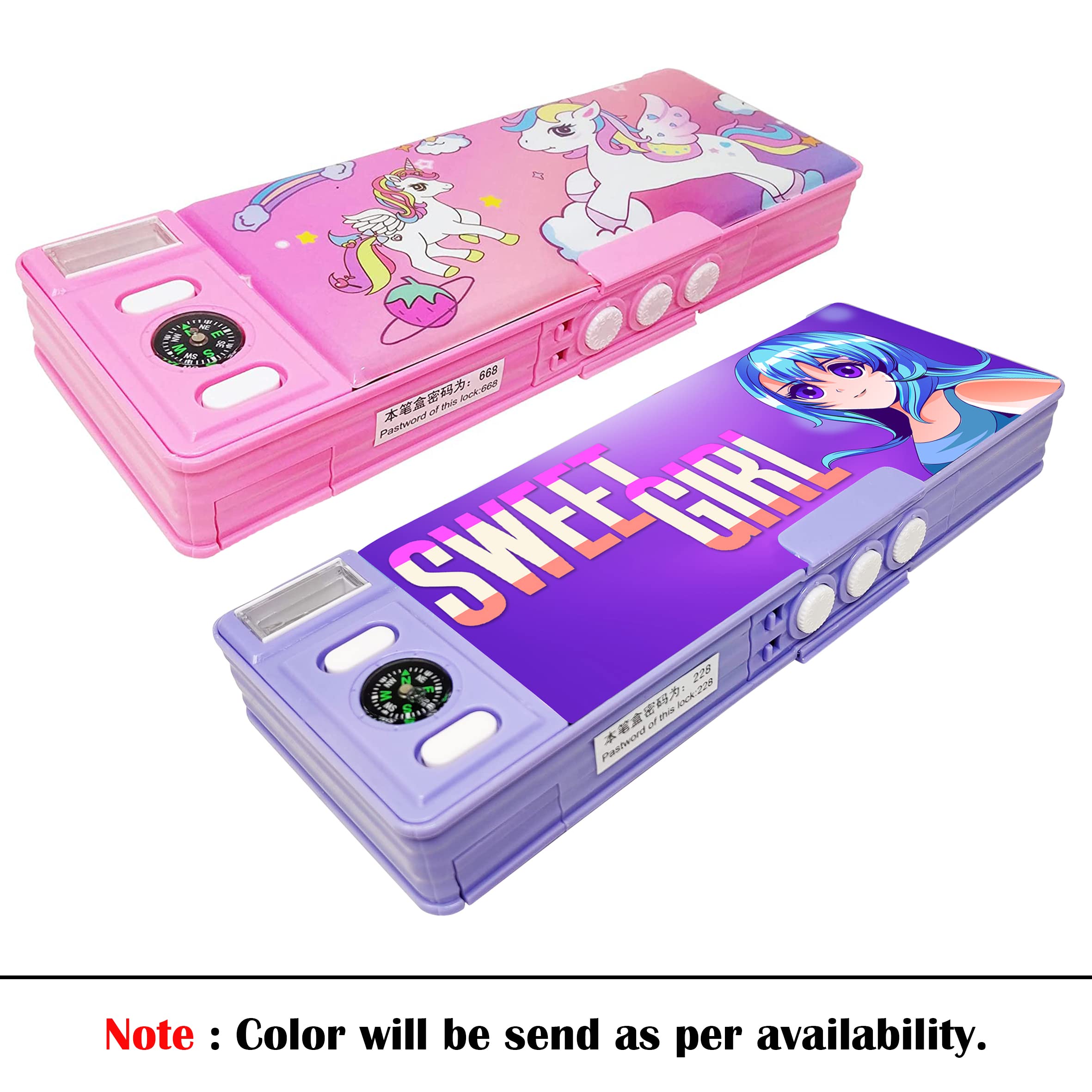 PARTEET®Dual Side Password Protected Multi Purpose Cartoon Printed