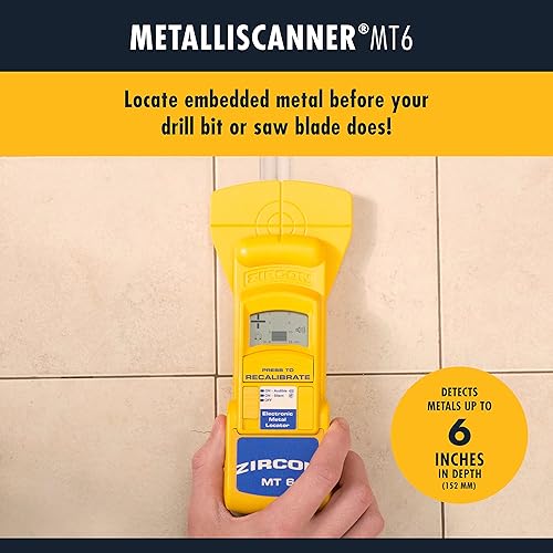 Miniatura 2 de Zircon MetalliScanner MT6 - Detector de metales profesional, amarillo, 12.17 x 8.23 x 3.58 pulgadas