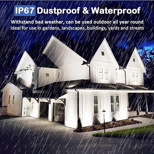 Miniatura 4 de Luz LED para lavadora de pared, 5000 K, luz blanca diurna, 36 W, 120 V, 2 pies, barra de luz de lavado de pared, IP67, luces impermeables para