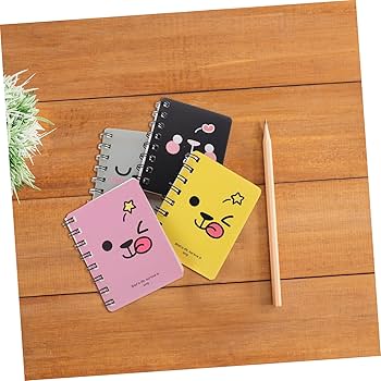 Amazon | NUOLUX 4個 ミニメモ帳 メモ帳 手帳型 おしゃれ メモ帳