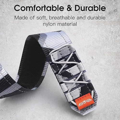 Miniatura 3 de Compatible con correas de reloj Samsung Watch 3 de 1.772 pulgadas, correa resistente compatible con Samsung Gear S3 Frontier Watch, correa de bucle