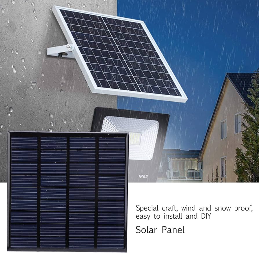 DEWIN 2x Solarpanel DC 9V 2W – Polysilizium, 115x115 Mm, 100 Cm Kabel, Für Experimente, Spielzeug & Kleine Solarmodule
