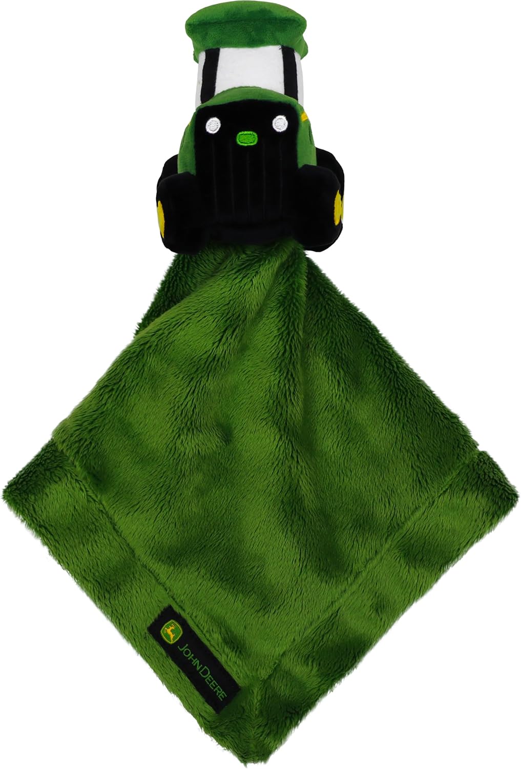 John Deere Baby Cuddle Snuggle Security Blanket Boy Girl Farm Tractor Toy, Green, One Size