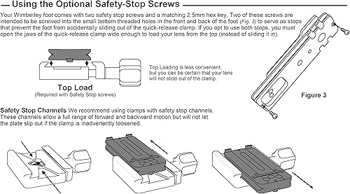Miniatura 47 de Wimberley AP-616 - Pie de lente de repuesto para Sony 600 f4 GM OSS FE - Estilo Arca-Swiss - Fabricado en Estados Unidos
