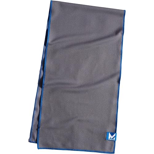MISSION Max Plus Cooling Towel- Soft, Durable Microfiber - Cools Up to 3 Hours - UPF 50 Sun Protection - Machine Washable