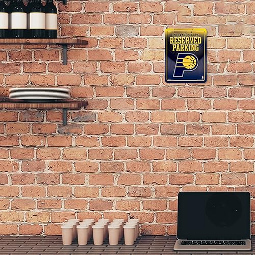 Miniatura 50 de Rico Industries NBA Basketball Metal Parking Sign