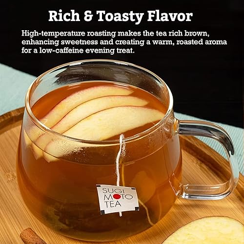 Miniatura 3 de SUGIMOTO TEA Bolsas de té verde tostado japonés Hojicha 20 unidades