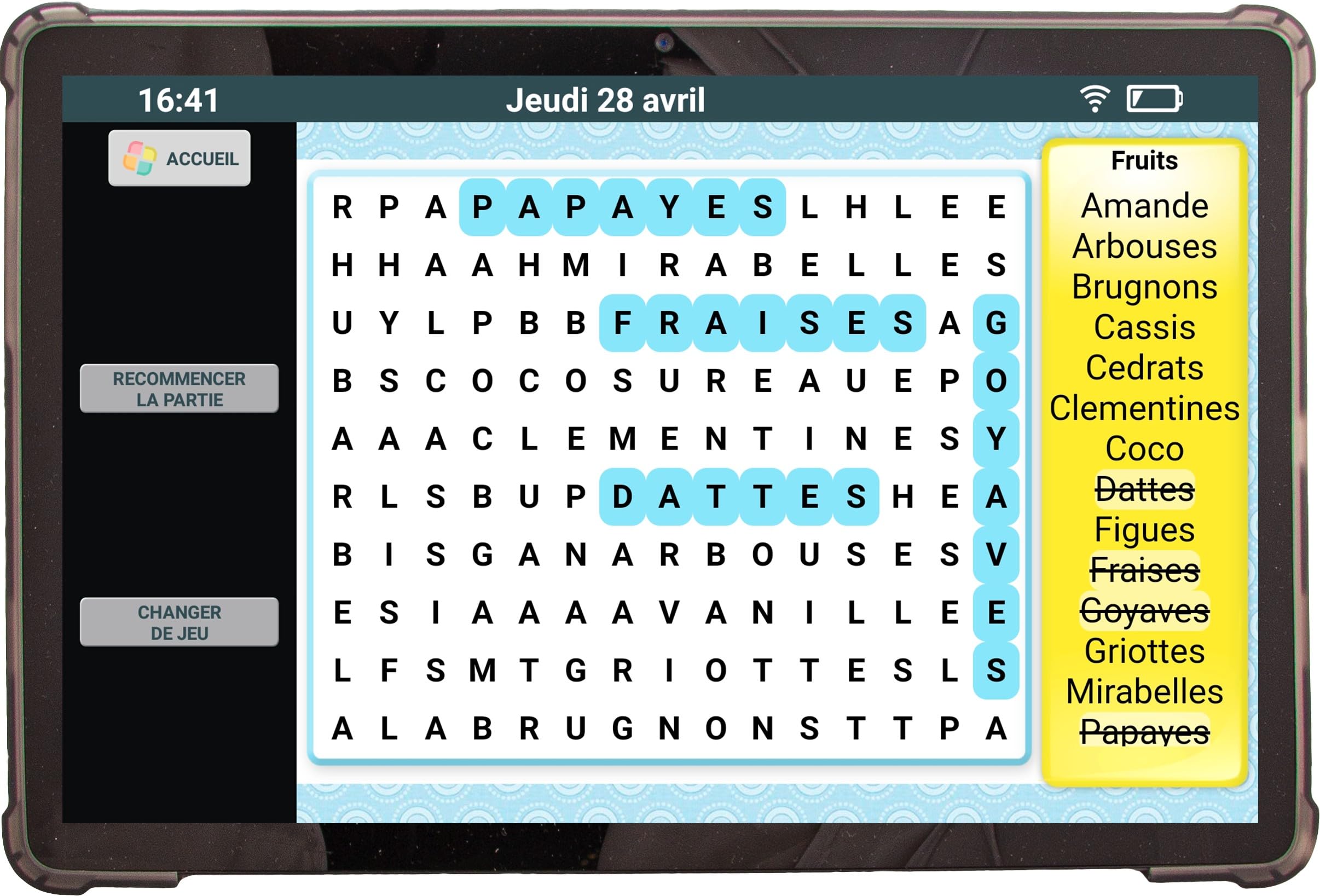 FACILOTAB - Tablette Senior - Simple et Intuitive, Idéal pour Personne Âgée - Très Grand Ecran Tactile Adapté - Camera Avant et Arrière