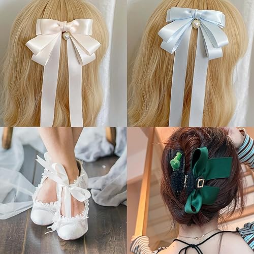 Miniatura 13 de Cinta de satén verde esmeralda de doble cara de 1-1/2 pulgadas x 50 yardas, cinta de poliéster verde esmeralda para envolver regalos, muy adecuada