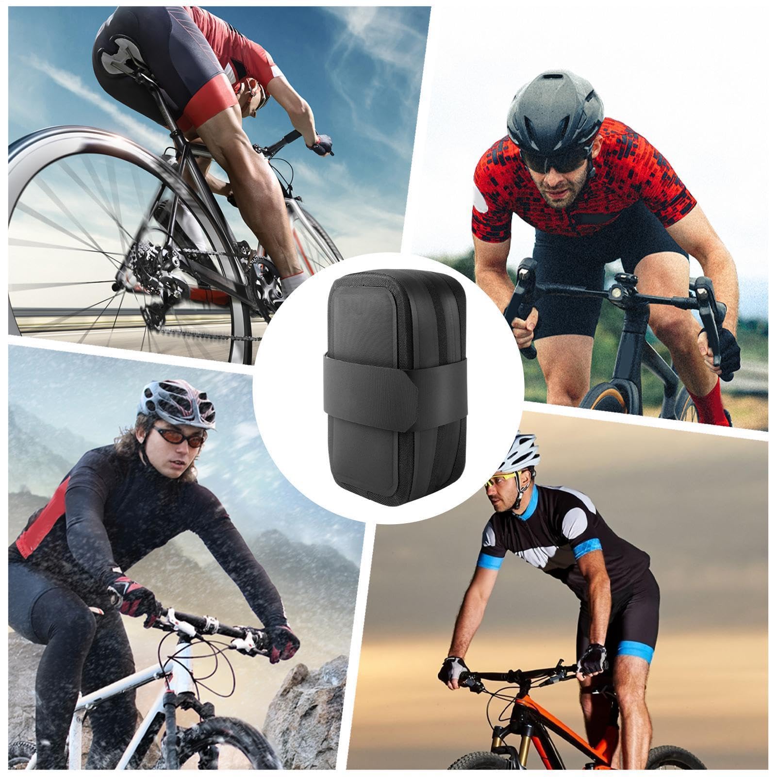 Borsa da sella per bicicletta, impermeabile da 0,8 l, con riflettente | organizer per sellino impermeabile, accessorio per il trasporto di attrezzi da viaggio per mountain bike e bici da strada