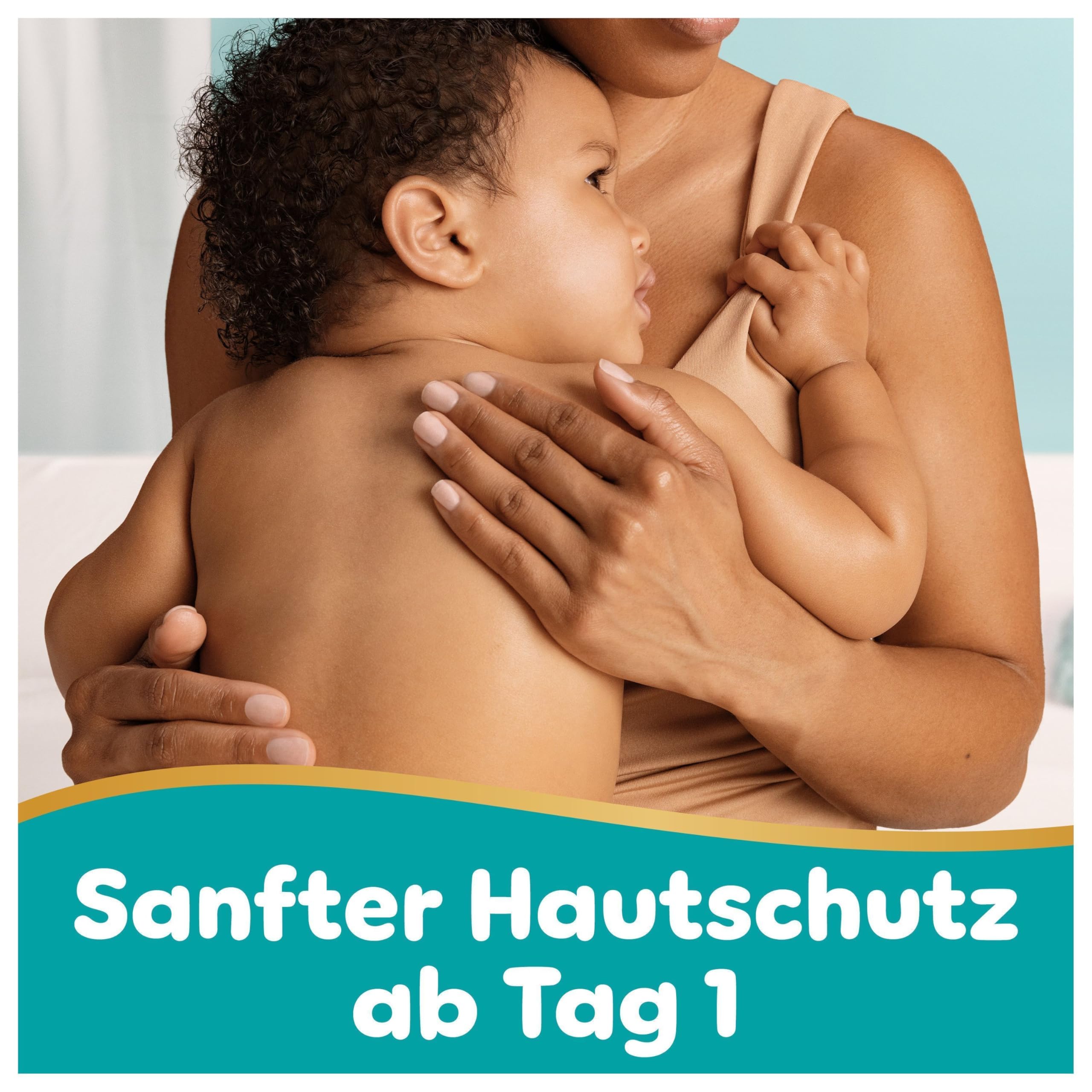 Pampers Aqua Soft Touch Baby-Feuchttücher, 24 Packungen mit 48 Feuchttüchern - 1152 Baby-Feuchttücher, weiche Textur und Lotion mit 99 Prozent Wasser