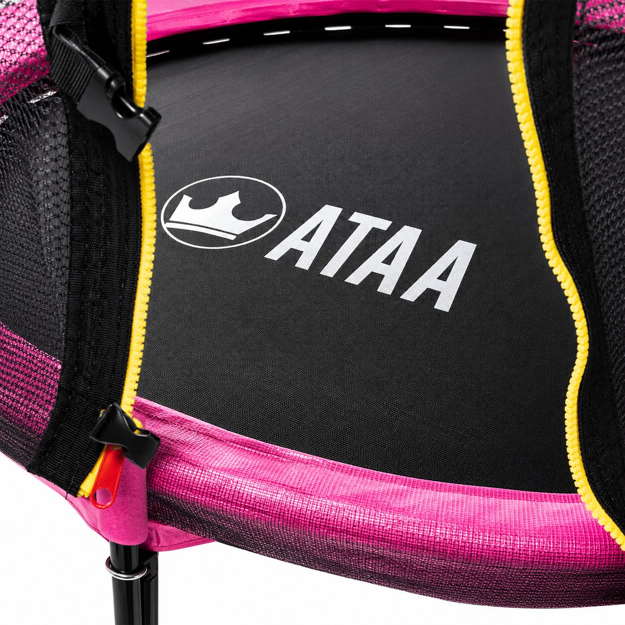 Cama elástica para niños ATAA 140cm Plus – Red Cremallera, Acolchados