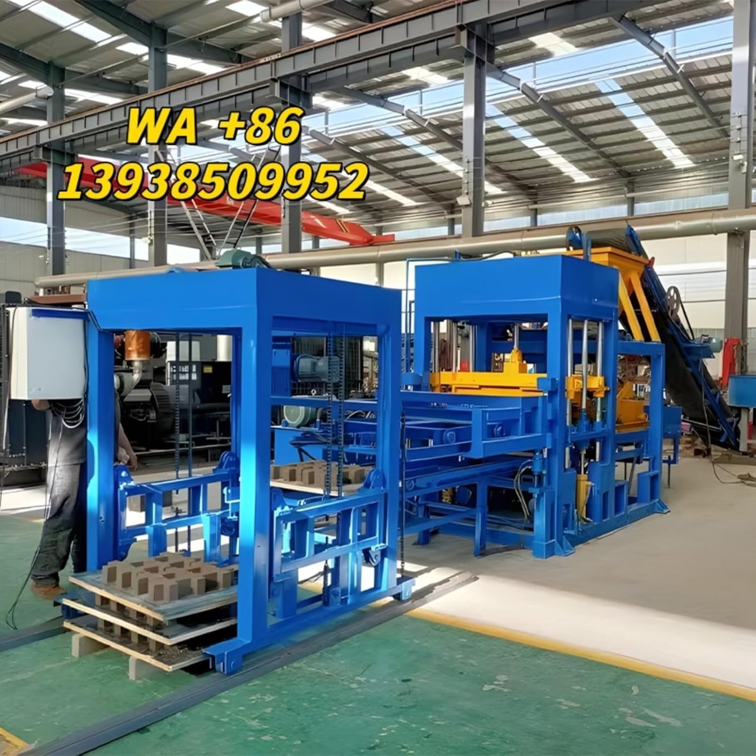 Automatic Brick Making Machine Cement Block Making Machine Cost-Effective Hydraulic Block Forming Equipment - Enables Precise Paving Stone Production