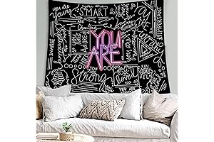 Quote You Are Tapestry Inspirational Wall Tapestry Teen Girl Bedroom Dorm Decoration...
